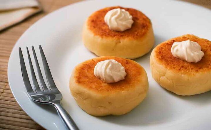 ပရိုတိန်းအစားအစာပေါ်တွင် cheesecakes