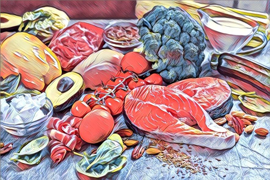 keto diet အစားအသောက်