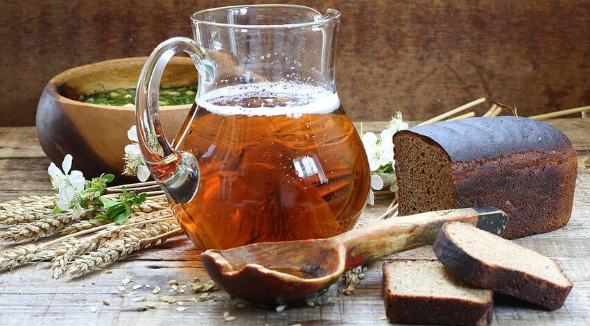 kvass ကို ပရိုတင်းဓာတ် လျှော့စားပါ။